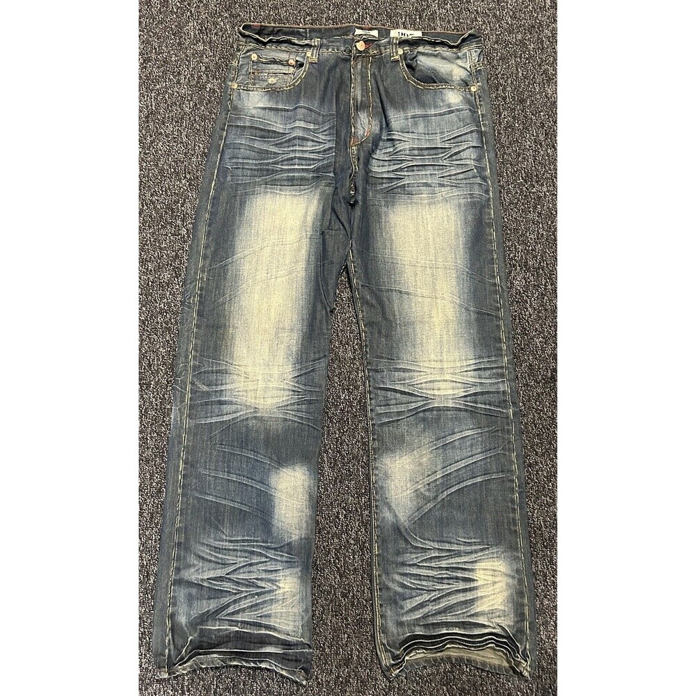 Y2K CSTAR Baggy CRAZY FADE Jnco Southpole Jeans Skater Hip Hop Grunge Mens 42x36